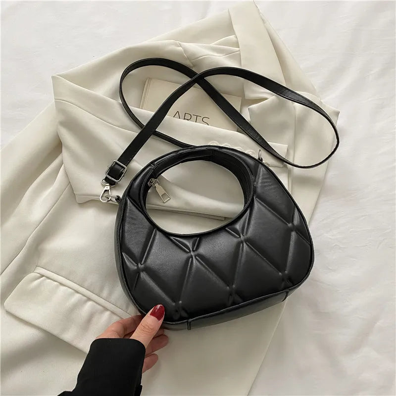 PU Leather Shoulder Bag for Women Crossbody Hobo Bag Small Handbag