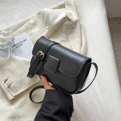 PU Leather Shoulder Crossbody Bag Women Candy Handbags Lipstick Square Sling Pur