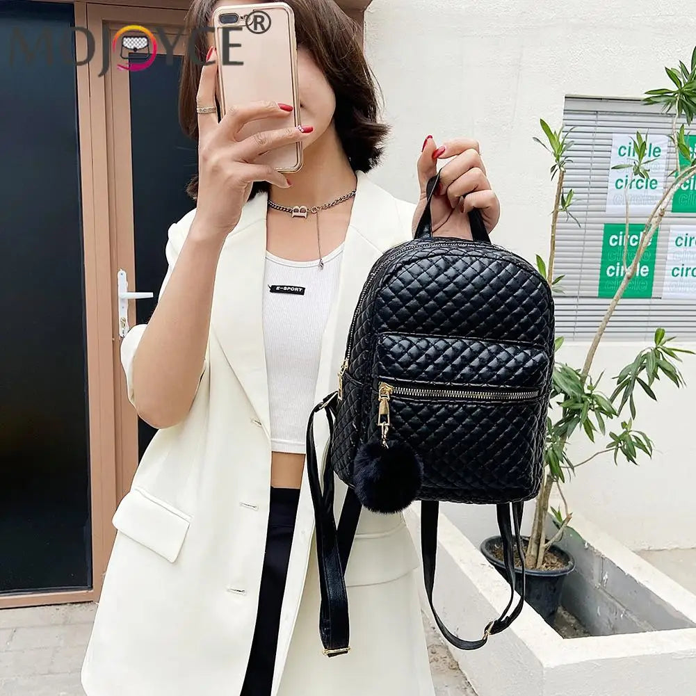 Preppy Style Women Lattice Pattern Shoulder Crossbody Bag