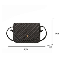 Small Crossbody Bags Women Mini Retro Patchwork Shoulder Messenger Bag Clutch