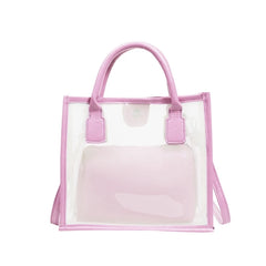 Transparent PVC Jelly Bag Small Handbag Summer Shoulder Bags