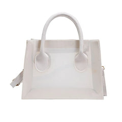 Women Transparent PVC Jelly Shoulder Bag