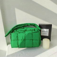 Quilted Crossbody Bag for Women Winter Shoulder Purse Small Flap Bag