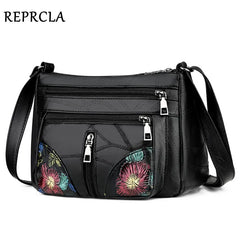Patchwork Leather Women Shoulder Bags Lady Handbag Female Crossbody