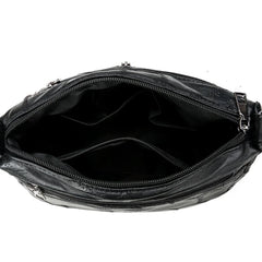Patchwork Leather Women Shoulder Bags Lady Handbag Female Crossbody