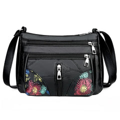 Patchwork Leather Women Shoulder Bags Lady Handbag Female Crossbody
