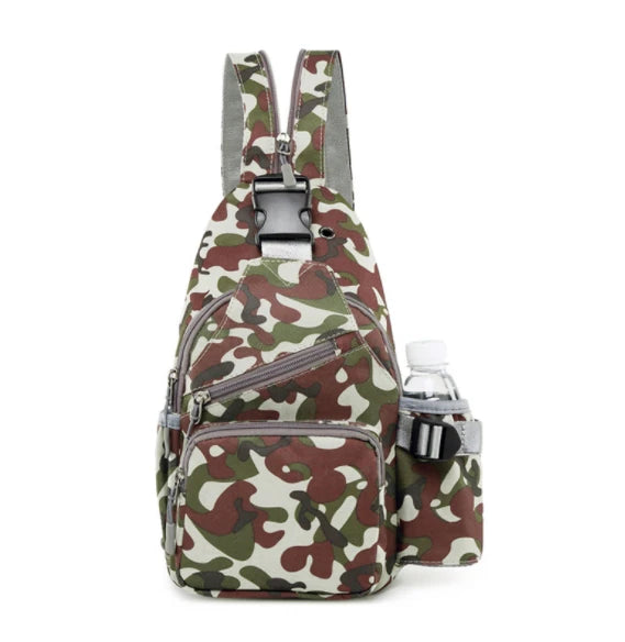 Pink Sling Bag Chest Shoulder Crossbody Bags for Men Women