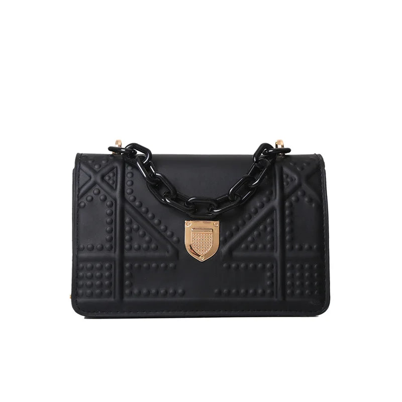 Plaid Chain Small Bag Women's Casual Crossbody Bag
