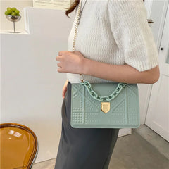 Plaid Chain Small Bag Women's Casual Crossbody Bag