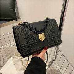 Plaid Chain Small Bag Women's Casual Crossbody Bag