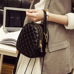 Plaid PU Leather Crossbody Bags for Women Messenger Bags Handbags