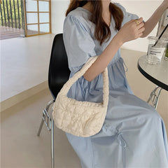 Plaid Women Tote Hobos Handbags Candy Ladies Underarm Bag