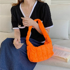Plaid Women Tote Hobos Handbags Candy Ladies Underarm Bag
