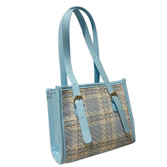Plaids Women Shoulder Bag Female PU Leather Purse Bag Ladies Tote Bag Handbag