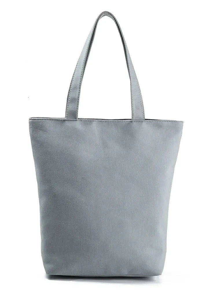 Plant Printed Shoulder Bags Women Eco Reusable Tree Shopping Bag