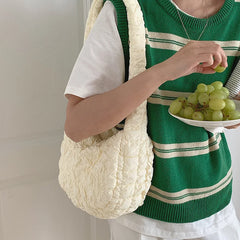 Plaid Shoulder Bag Large Capacity Women's Clutch Purse