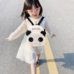 Plush Backpack Children Animal Knapsack Kids Baby Princess School Bag