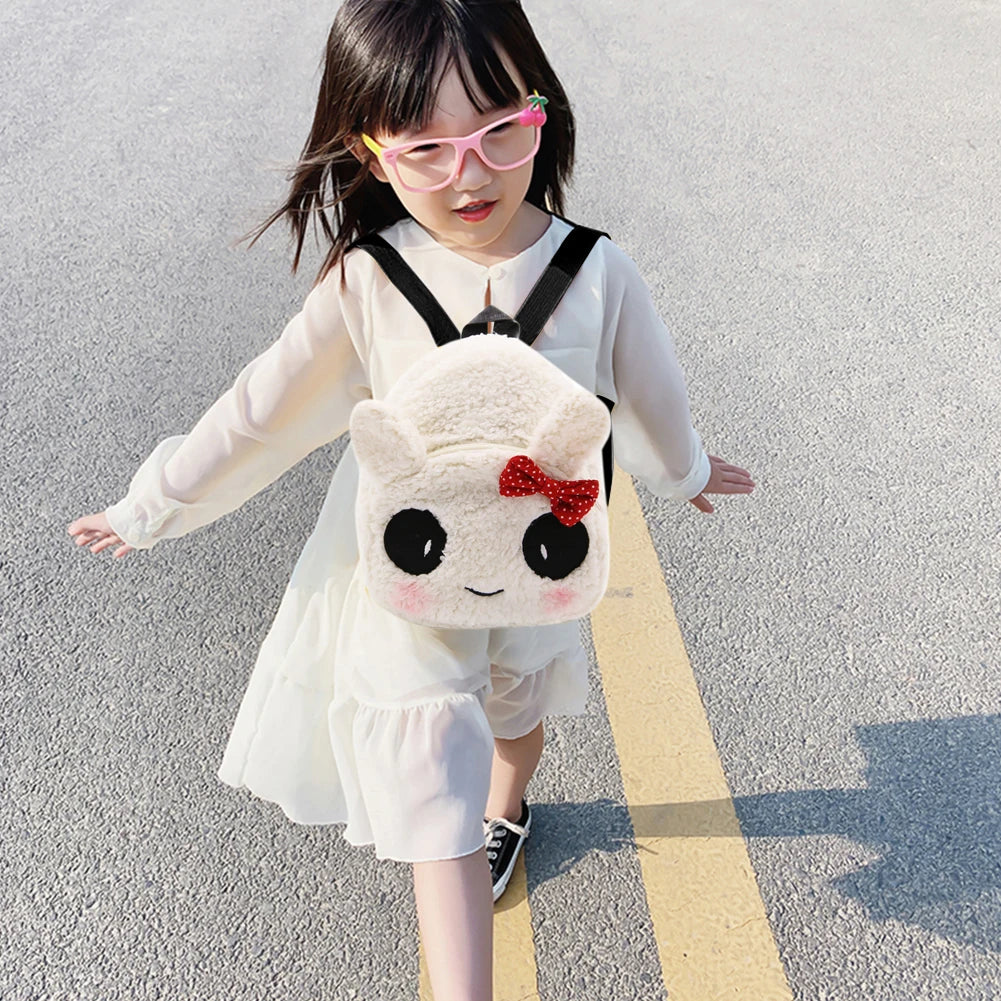 Plush Backpack Children Animal Knapsack Kids Baby Princess School Bag