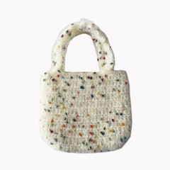 Plush Handbags Women's Autumn Winter Shoulder Bags Soft Totes Ladies Shopping
