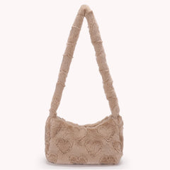 Solid Women Top-handle Underarm Bags Casual Zipper Shoulder Handbags