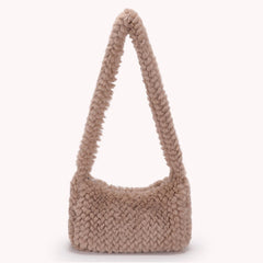Solid Women Top-handle Underarm Bags Casual Zipper Shoulder Handbags