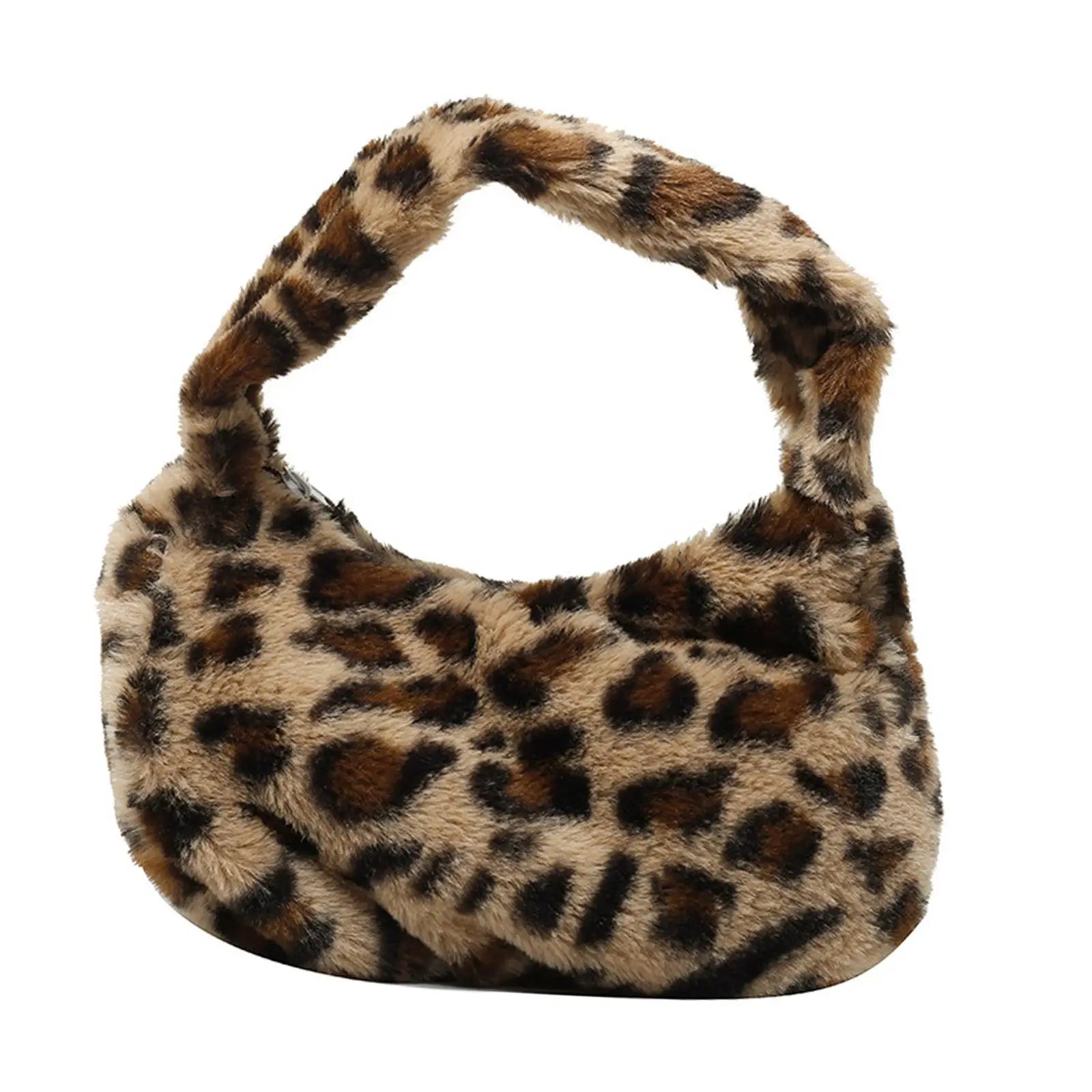 Leopard Print Shoulder Bag Casual Tote Satchel for Work Dating