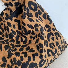 Leopard Printed Casual Crossbody Bag Women Handbag Totes Clutch Bag