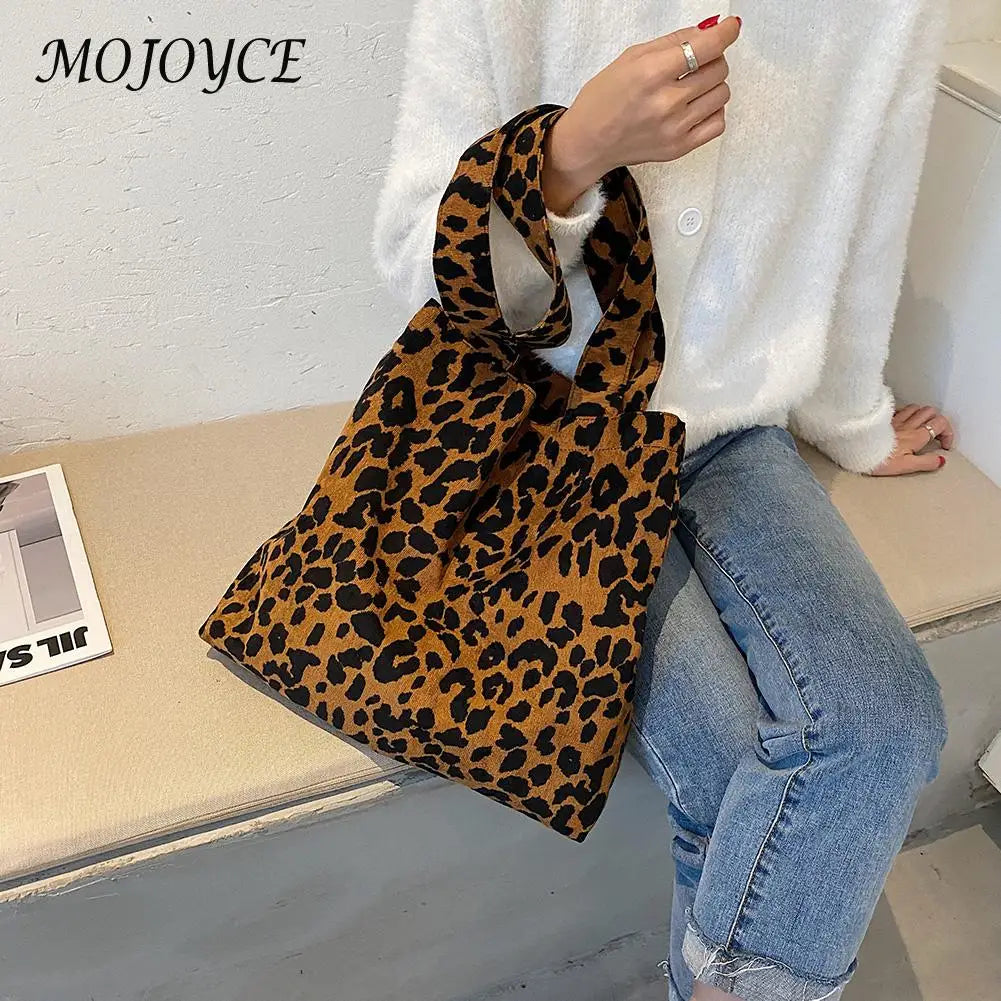 Leopard Printed Casual Crossbody Bag Women Handbag Totes Clutch Bag
