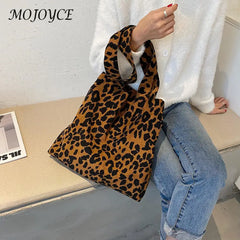 Leopard Printed Casual Crossbody Bag Women Handbag Totes Clutch Bag