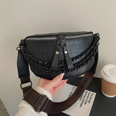 Pop Mom Money Belt Bag Girls Travel Pack Flesh PU Bum Pouch