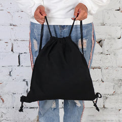 Portable Drawstring Backpack Girls Shoes Fitness Bags Women Travel Pouch