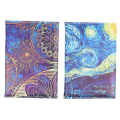 Passport Cover PU Leather Boarding Travel Wallet Landscape Passport Holder