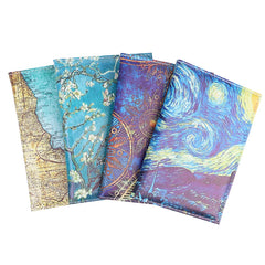 Passport Cover PU Leather Boarding Travel Wallet Landscape Passport Holder