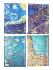 Passport Cover PU Leather Boarding Travel Wallet Landscape Passport Holder