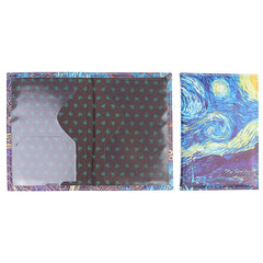 Passport Cover PU Leather Boarding Travel Wallet Landscape Passport Holder
