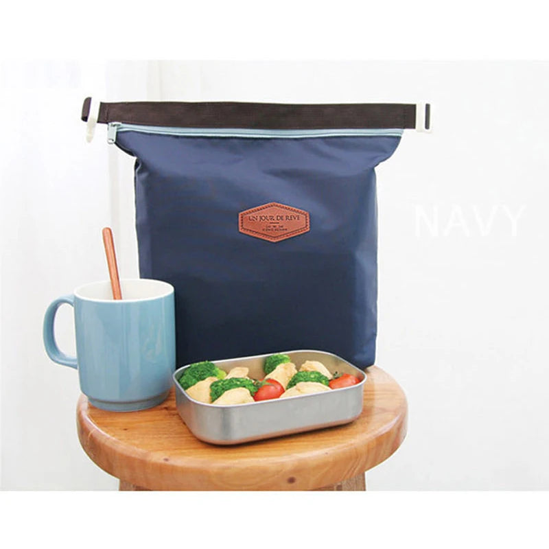 Insulated Lunch Bag Cooler Lady Carry Picinic Tote Storage Bag