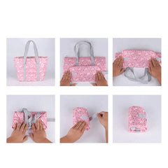 Waterproof Lunch Bag Thermal Food Picnic Collapsible Lunch Bags