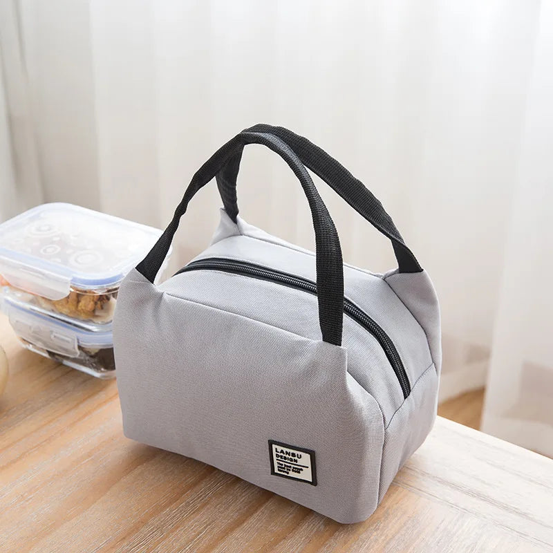 Portable Lunch Bag Thermal Insulated Cooler Tote