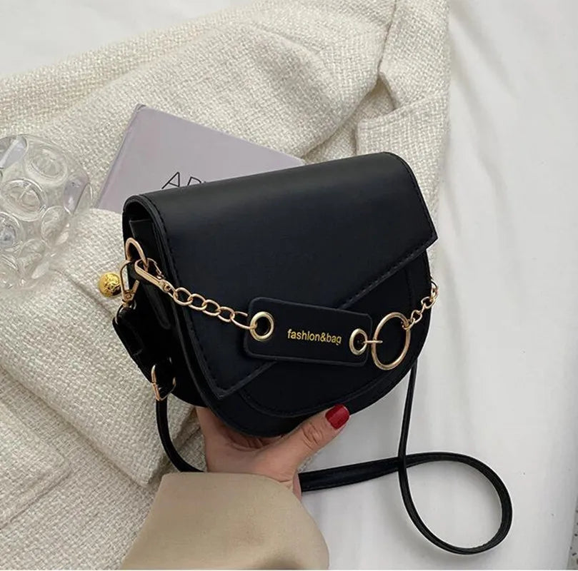 Women's Saddle Bag Chain Handbag
