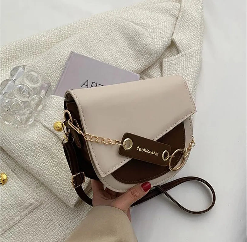 Women's Saddle Bag Chain Handbag