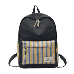 Preppy Style Women Handbags Canvas School Bag Large Capacity