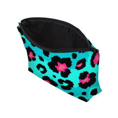 Leopard Cosmetic Organizer Bag for Women, Travel Makeup Storage Bag