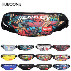 Graffiti Waist Packs Fanny Pack Waterproof Canvas Waist Bags