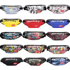 Graffiti Waist Packs Fanny Pack Waterproof Canvas Waist Bags