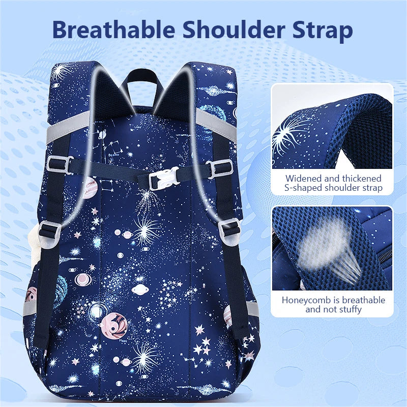 Orthopedic Primary Schoolbag Book Bag Mochila Infantil