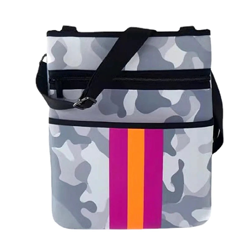 Neoprene Shoulder Bag Casual Tote Crossbody Bag