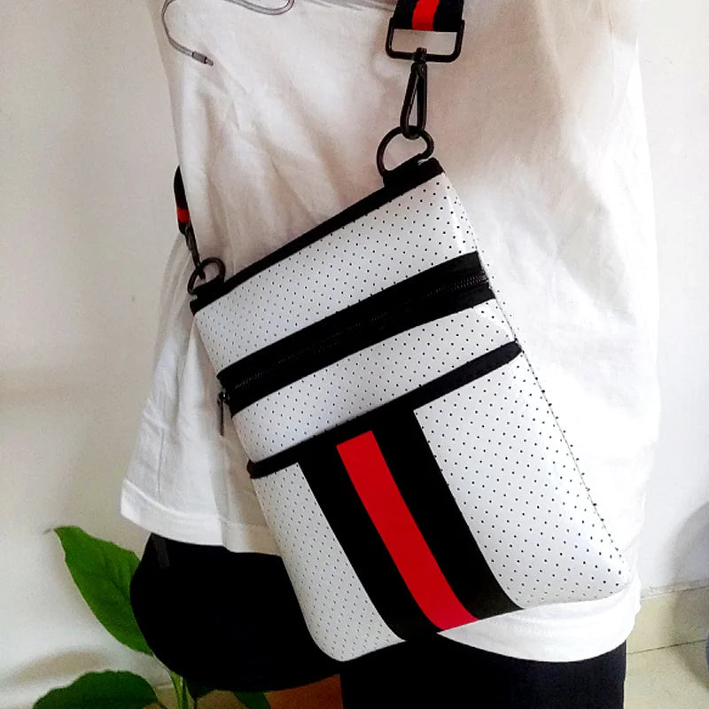Neoprene Shoulder Bag Casual Tote Crossbody Bag