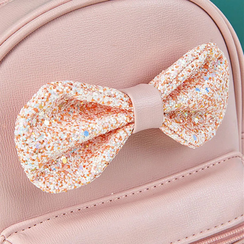 Princess Girls Backpacks Kids Bag Bow Small