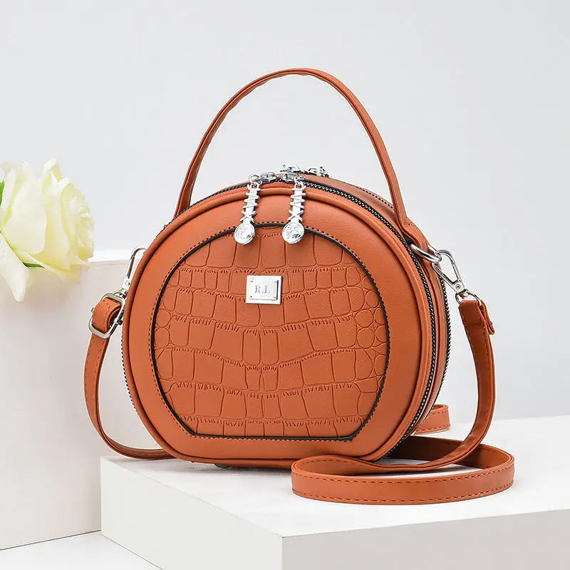 Round Tassel Tote Bag Women Handbags Shoulder Crossbody Purse Bolsa