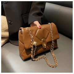 Women's Shoulder Bag Crossbody Handbag Tote Diamond Lattice Thread Daily Purse